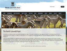 Tablet Screenshot of northcotswoldhunt.co.uk